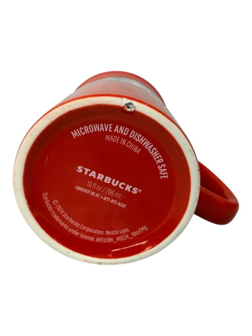 Starbucks Red Green Holiday Mug 2024 Christmas Coffee Cup 10oz - Picture 4 of 4